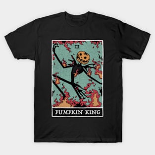 Jack 3 The Nightmare Before Christmas Jack Skellington Pumpkin King Tarot Halloween Shirt, Christmas Party Matching Shirt T-Shirt